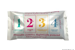 Set cortesia monouso personalizzabile Set cortesia monouso personalizzabile